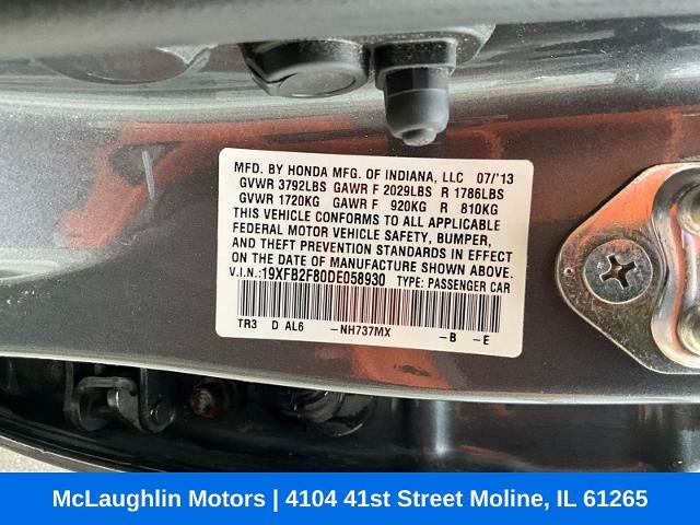 2013 Honda Civic Sdn EX