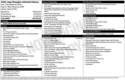 2020 Jeep Wrangler Unlimited Sahara