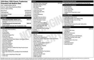 2024 RAM 1500 Classic Tradesman
