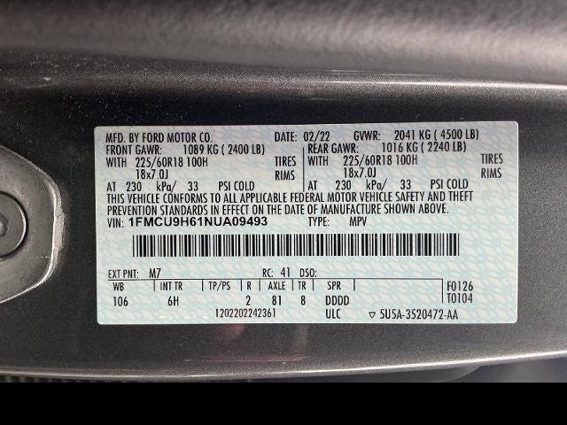 2022 Ford Escape SEL
