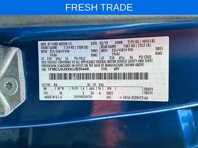 2019 Ford Escape Titanium