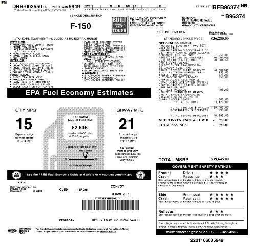 2011 Ford F-150 XLT