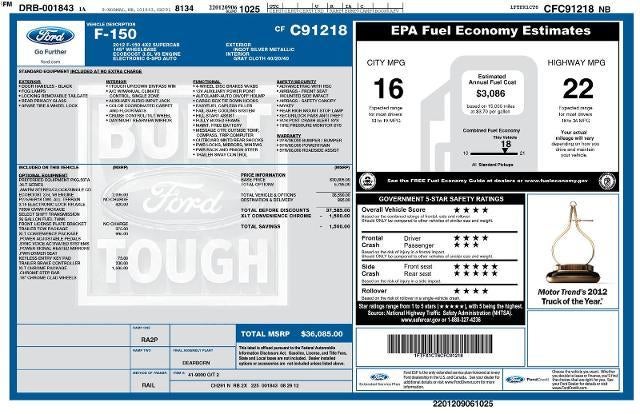 2012 Ford F-150 XL