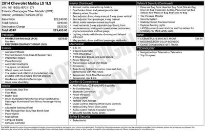 2014 Chevrolet Malibu LS