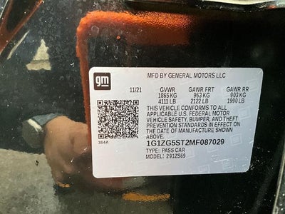 2021 Chevrolet Malibu RS