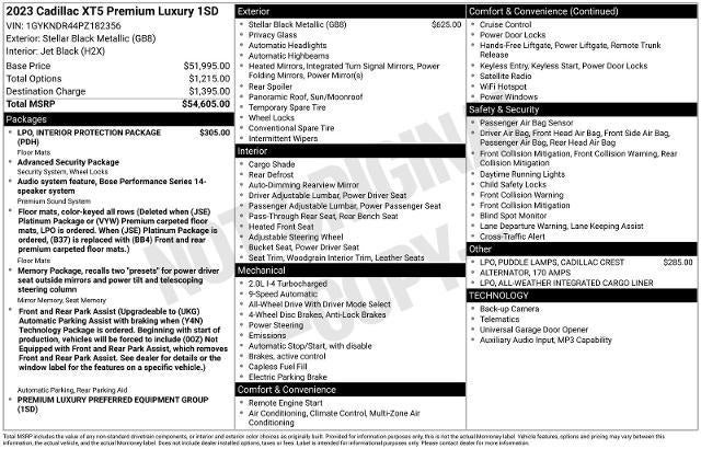 2023 Cadillac XT5 Premium Luxury