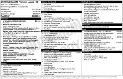 2022 Cadillac XT5 Premium Luxury