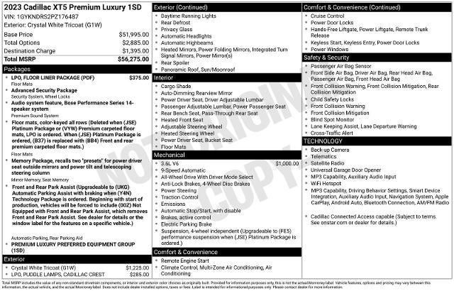 2023 Cadillac XT5 Premium Luxury