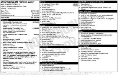 2025 Cadillac XT6 Premium Luxury