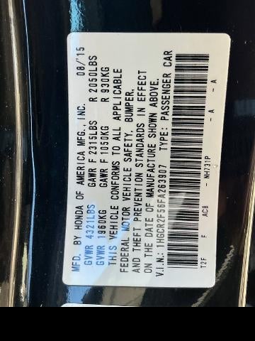 2015 Honda Accord Sedan Sport