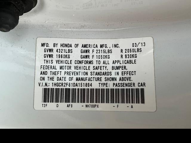 2013 Honda Accord Sdn EX-L