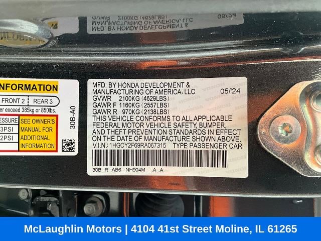 2024 Honda Accord Hybrid EX-L