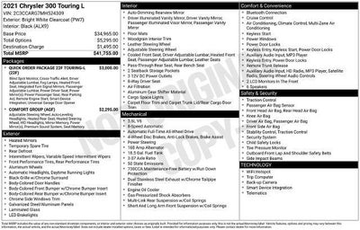2021 Chrysler 300 Touring L