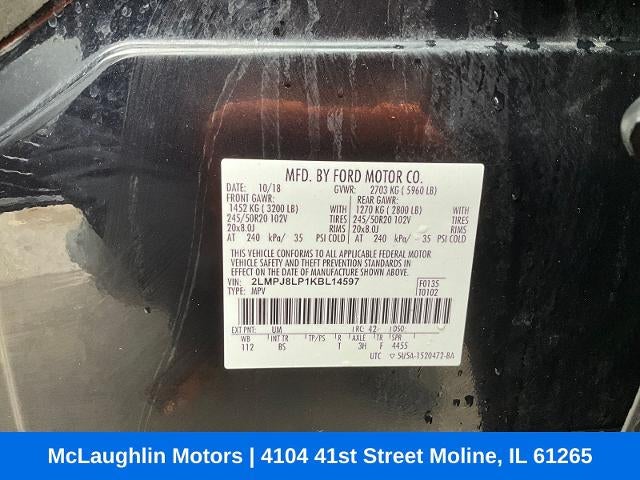 2019 Lincoln Nautilus Reserve