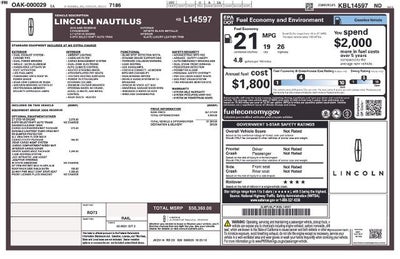 2019 Lincoln Nautilus Reserve