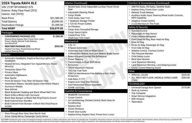 2024 Toyota RAV4 XLE