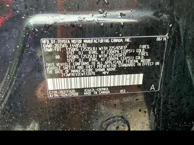 2014 Toyota RAV4 XLE