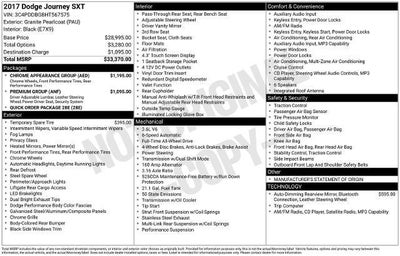 2017 Dodge Journey SXT