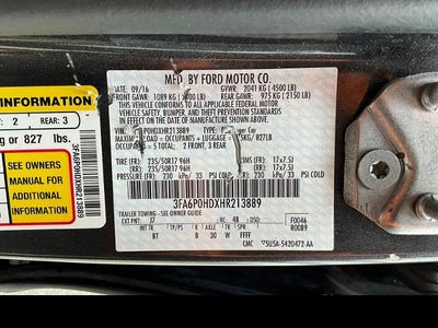 2017 Ford Fusion SE