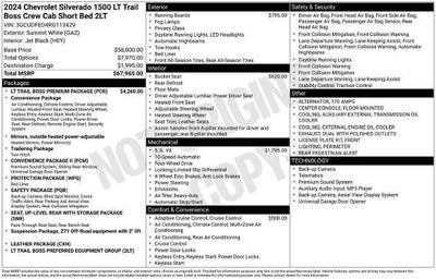 2024 Chevrolet Silverado 1500 LT Trail Boss