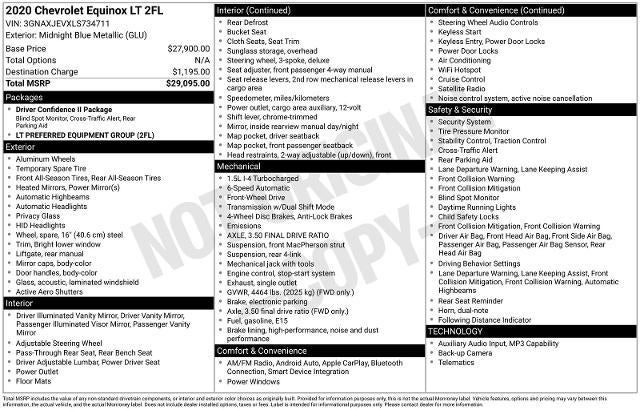 2020 Chevrolet Equinox LT