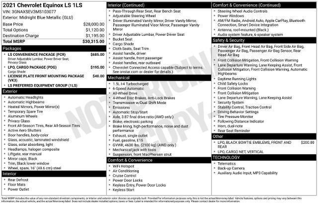 2021 Chevrolet Equinox LS