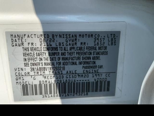 2022 Nissan Sentra S