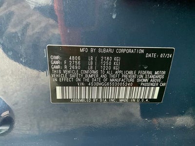 2025 Subaru Legacy Sport