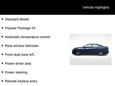 2025 Subaru Legacy Sport