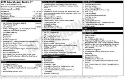 2024 Subaru Legacy Touring XT