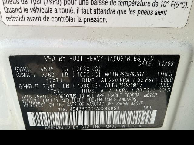 2010 Subaru Outback Premium All-Weather