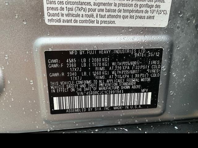 2012 Subaru Outback 2.5i Limited