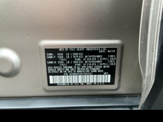 2014 Subaru Outback 2.5i Limited