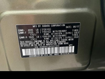 2017 Subaru Outback Premium