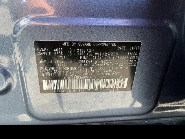 2017 Subaru Outback Premium