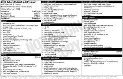 2019 Subaru Outback Premium