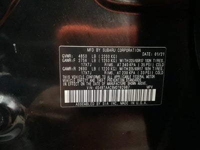 2021 Subaru Outback Base