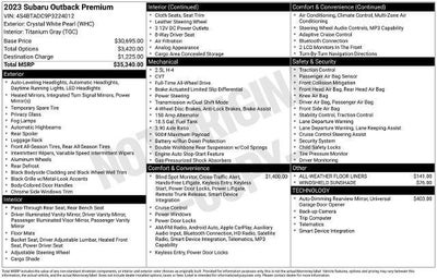 2023 Subaru Outback Premium