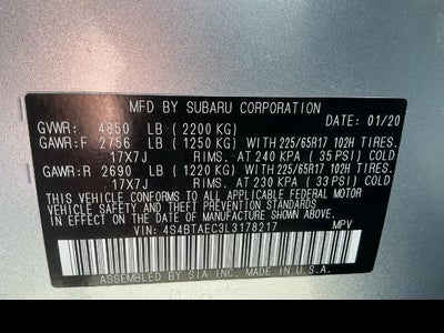2020 Subaru Outback Premium