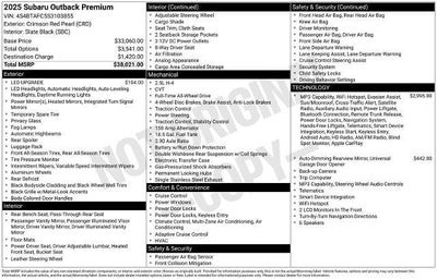 2025 Subaru Outback Premium