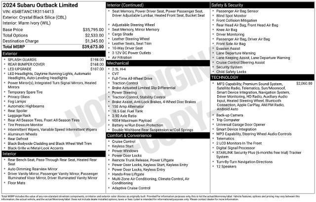 2024 Subaru Outback Limited