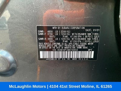 2021 Subaru Outback Touring