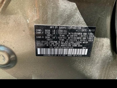 2022 Subaru Outback Onyx Edition XT