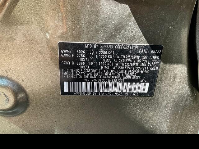 2022 Subaru Outback Onyx Edition XT