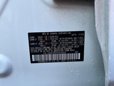 2024 Subaru Outback Touring XT