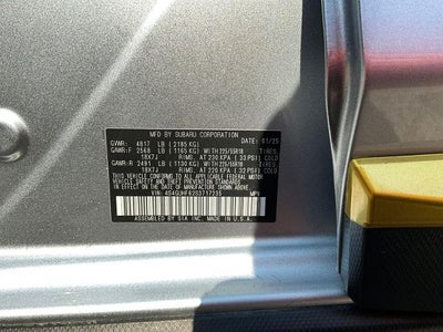 2025 Subaru Crosstrek Sport