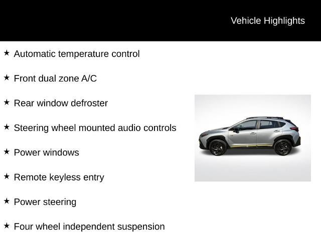 2025 Subaru Crosstrek Sport
