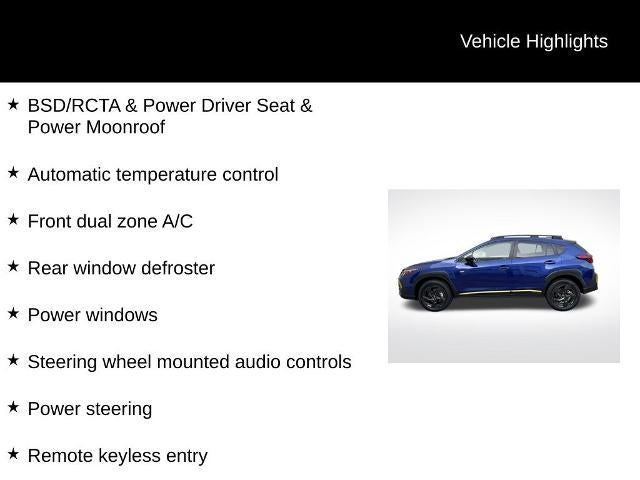 2025 Subaru Crosstrek Sport