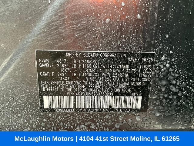 2025 Subaru Crosstrek Limited