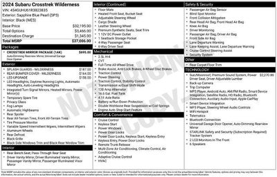 2024 Subaru Crosstrek Wilderness